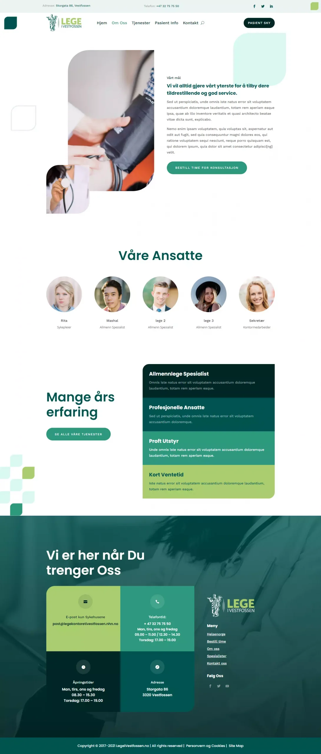 Legekontor – om oss