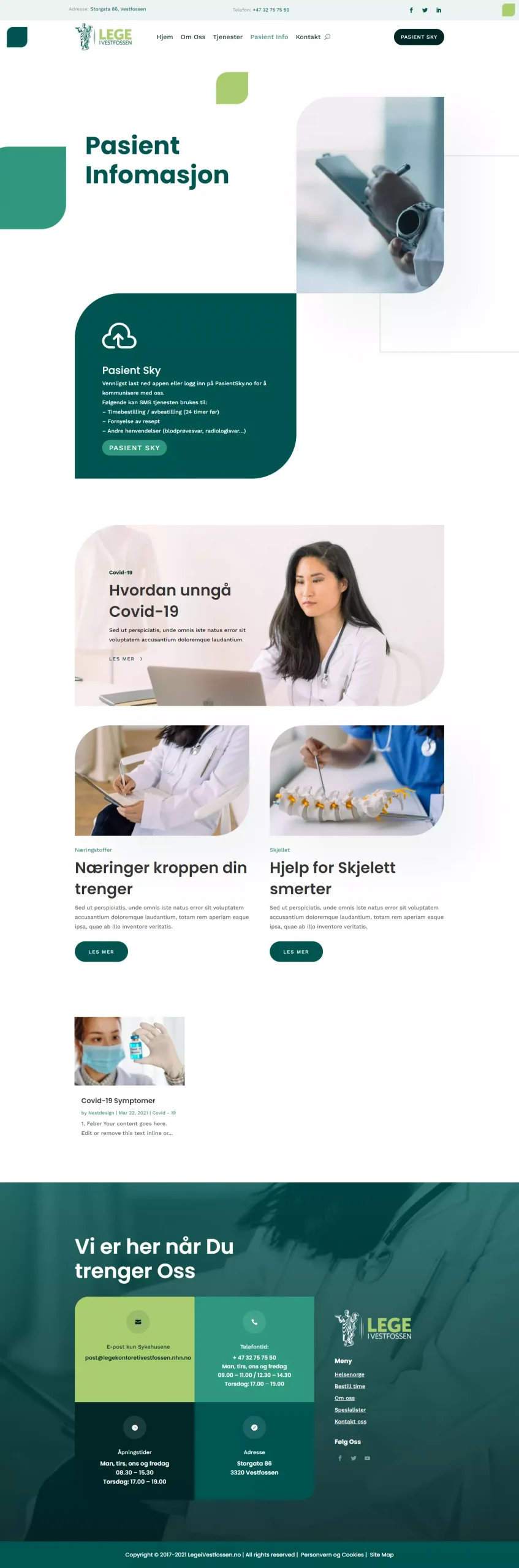Legekontor – pasientinformasjon